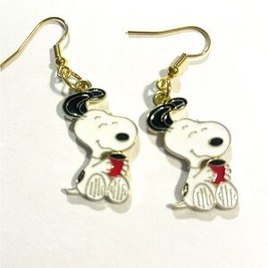 Snoopy Coffee Dangle Earrings